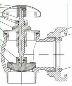 Alternative view of Van góc gang AUT FIG11
