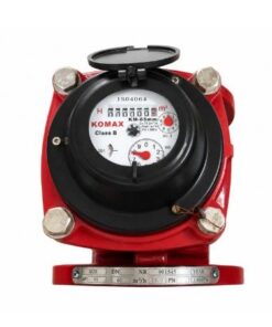 Đồng hồ nước nóng thân gang nối bích Komax