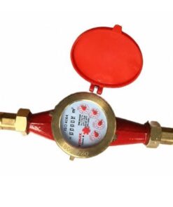 Đồng hồ nước nóng thân gang nối ren Komax